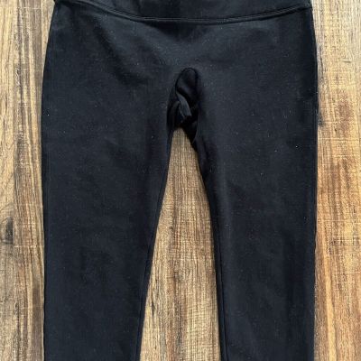 Spanx Ready To Wow Capri Crop Compression Black Leggings Size ? Style 2191